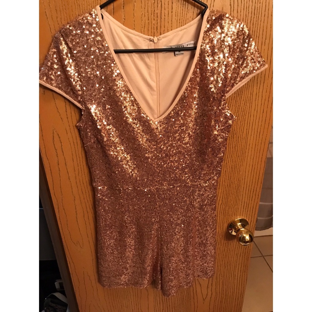 Rose Gold Sequin Romper